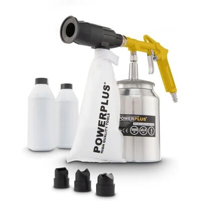 Powerplus Pneumaattinen 170l/min 1000ml Hiekkapuhallusase - Hiekkapuhalluspistooli Powerplus Pneumaattinen 170l/min 1000ml Hiekkapuhallusase - Hiekkapuhalluspistooli