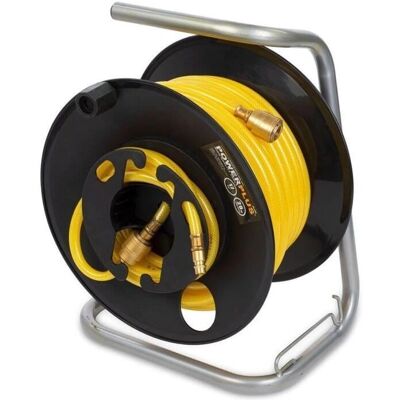 Powerplus Powair0210 - 20m PVC Luftschlauch mit Walze Powerplus Powair0210 - 20m PVC Luftschlauch mit Walze