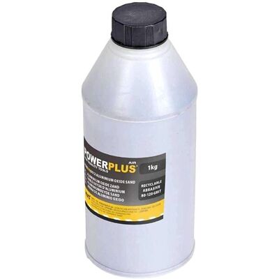 PowerPlus Ossido di alluminio 80-120 grani - Sabbia per sabbiatura PowerPlus Ossido di alluminio 80-120 grani - Sabbia per sabbiatura
