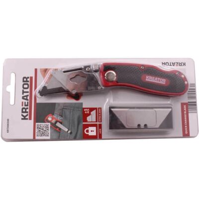 Kreator - Krt000300 - Tapijt - 5 Reservebladen - Cutter Kreator - Krt000300 - Tapijt - 5 Reservebladen - Cutter