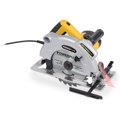 Scie circulaire portable Powerplus POWX0550 - 210mm, 1800W, Laser - Publicité Scie circulaire portable Powerplus POWX0550 - 210mm, 1800W, Laser - Publicité