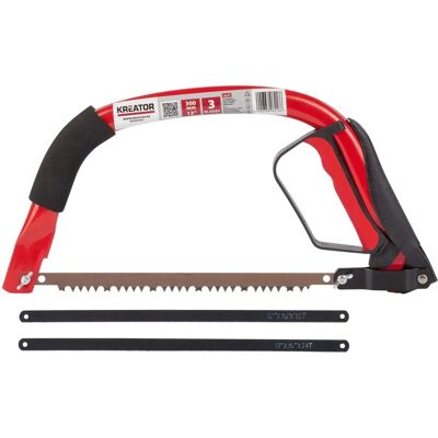 Kreator 300mm Håndsag - Med 3 blader Kreator 300mm Håndsag - Med 3 blader