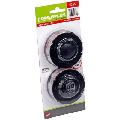Powerplus XG30033/XG30035 Twist Trimmerlijn - 2 stuks - Zilver Powerplus XG30033/XG30035 Twist Trimmerlijn - 2 stuks - Zilver