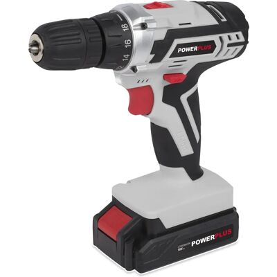 Powerplus POWC1061 Akku-Bohrmaschine - 18V, LED, 2-Gang Powerplus POWC1061 Akku-Bohrmaschine - 18V, LED, 2-Gang
