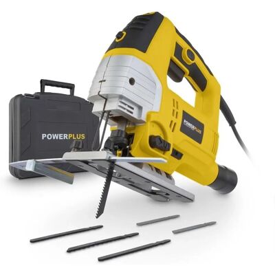 Powerplus 810W Stichsäge - Laser, Schnellwechsel, 4 Pendelstellungen Powerplus 810W Stichsäge - Laser, Schnellwechsel, 4 Pendelstellungen