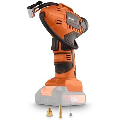 Powerplus Kein Akku Keine Ladung 20V Luftpumpe - Kompakt, Kabellos, 8 bar Powerplus Kein Akku Keine Ladung 20V Luftpumpe - Kompakt, Kabellos, 8 bar