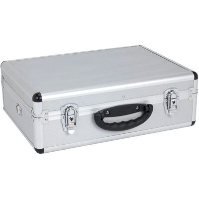 Kreator Aluminium-Werkzeugkoffer - 6 Fächer, Schlossbar, Leicht Kreator Aluminium-Werkzeugkoffer - 6 Fächer, Schlossbar, Leicht