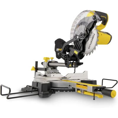 Powerplus Powx075710s 1600W Teleskopische Gehrungssäge - Silber Powerplus Powx075710s 1600W Teleskopische Gehrungssäge - Silber