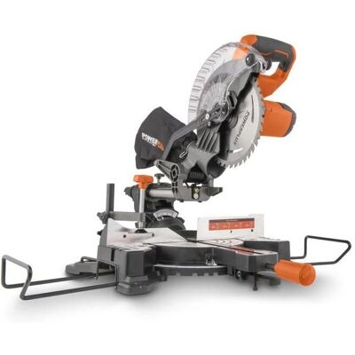 PowerPlus Akku Gehrungssäge - Silber - 20V, 210mm, kabellos PowerPlus Akku Gehrungssäge - Silber - 20V, 210mm, kabellos