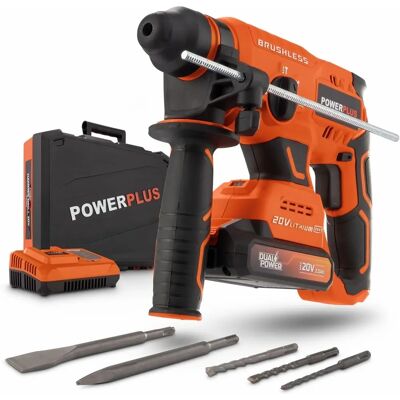 PowerPlus PowerPlus POWDP15640 Hammerbohrmaschine - 20V, 3J, 30mm PowerPlus PowerPlus POWDP15640 Hammerbohrmaschine - 20V, 3J, 30mm