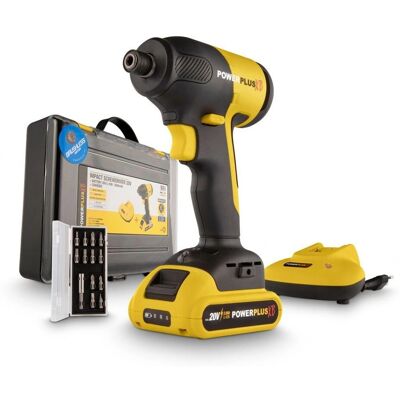 Powerplus Impatto - 160Nm 20V, Senza spazzole, Avvitatore, 13 inserti Powerplus Impatto - 160Nm 20V, Senza spazzole, Avvitatore, 13 inserti