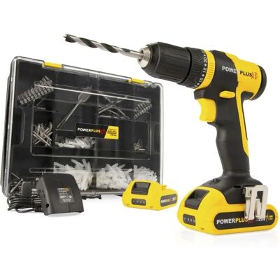 Powerplus Impact Bohrschrauber Set - 20V, 362 Zubehörteile Powerplus Impact Bohrschrauber Set - 20V, 362 Zubehörteile