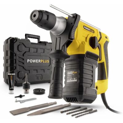 Powerplus Bohrhammer - 1500W SDS-Plus - 4 Funktionen - Koffer Powerplus Bohrhammer - 1500W SDS-Plus - 4 Funktionen - Koffer