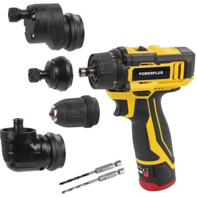 PowerPlus - 12V Taladro Atornillador 4-en-1 PowerPlus - 12V Taladro Atornillador 4-en-1