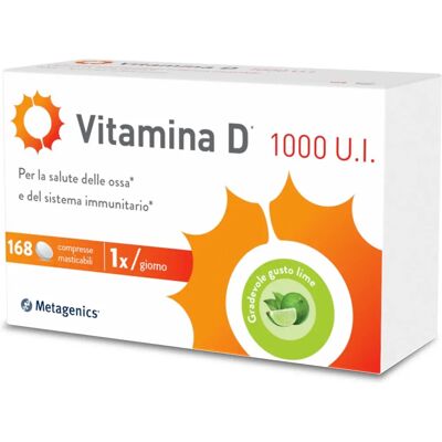Metagenics Vitamina D 1000 UI - Supporta Ossa & Immunità - 168 Compresse Metagenics Vitamina D 1000 UI - Supporta Ossa & Immunità - 168 Compresse