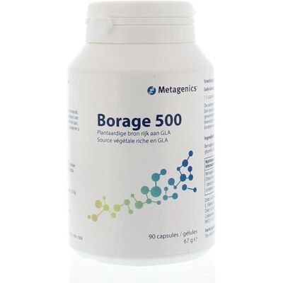 Metagenics Borage 500 - Complément en acides gras oméga-6 Metagenics Borage 500 - Complément en acides gras oméga-6
