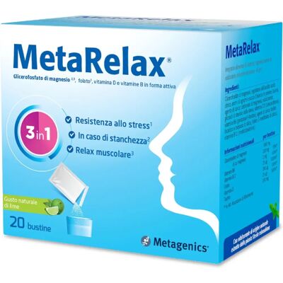 Metagenics Metarelax Support Stress e Tensione - 20 Bustine Metagenics Metarelax Support Stress e Tensione - 20 Bustine