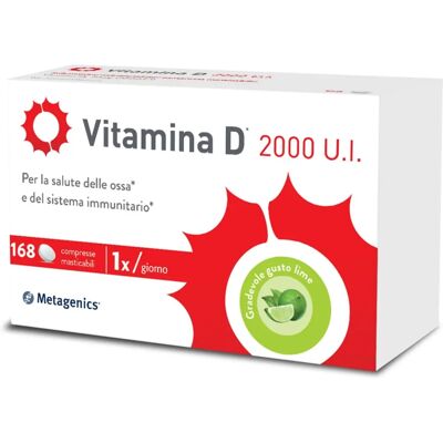 Metagenics Belgium Bvba Vitamina D 2000 UI - Supporto Ossa e Immunità Metagenics Belgium Bvba Vitamina D 2000 UI - Supporto Ossa e Immunità