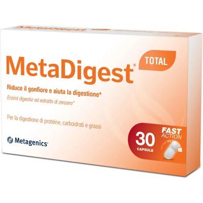 Metagenics Belgium Bvba MetaDigest Total - Integratore Digestivo - 30 Capsule Metagenics Belgium Bvba MetaDigest Total - Integratore Digestivo - 30 Capsule
