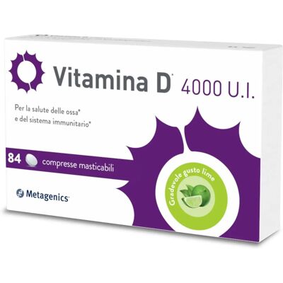 Metagenics Belgium Bvba Vitamina D 4000 UI - Supporto Ossa e Immunità Metagenics Belgium Bvba Vitamina D 4000 UI - Supporto Ossa e Immunità