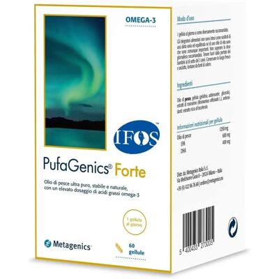 Metagenics Pufagenics Forte - Omega 3 per Cuore e Mente - 60 Capsule Metagenics Pufagenics Forte - Omega 3 per Cuore e Mente - 60 Capsule
