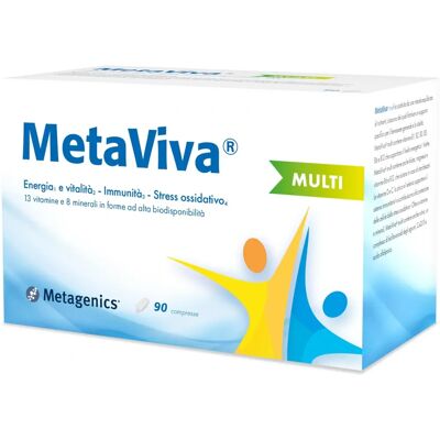 Metagenics Metaviva Multi - Integratore Multivitaminico per Energia e Vitalità Metagenics Metaviva Multi - Integratore Multivitaminico per Energia e Vitalità