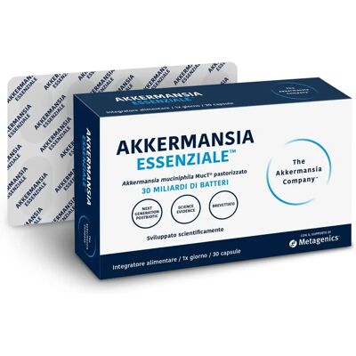 Metagenics Akkermansia Essenziale - 30 capsule - Integratore alimentare - Salute intestinale Metagenics Akkermansia Essenziale - 30 capsule - Integratore alimentare - Salute intestinale