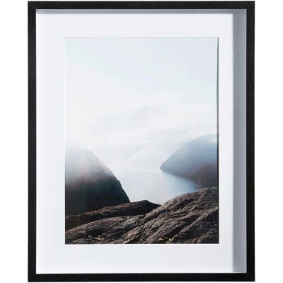 Fa képkeret 40x50 cm Izland fekete faalapú anyag - Képkeret Fa képkeret 40x50 cm Izland fekete faalapú anyag - Képkeret