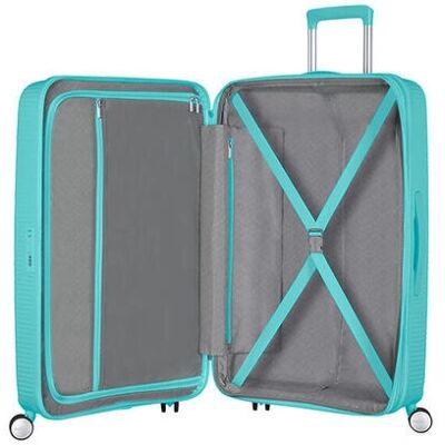 American Tourister Soundbox 4 Wheel Trolley 77 cm - poolside blue American Tourister Soundbox 4 Wheel Trolley 77 cm - poolside blue