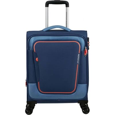 American Tourister Pulsonic Trolley a 4 Ruote 55 cm (146516) - blu navale da combattimento American Tourister Pulsonic Trolley a 4 Ruote 55 cm (146516) - blu navale da combattimento
