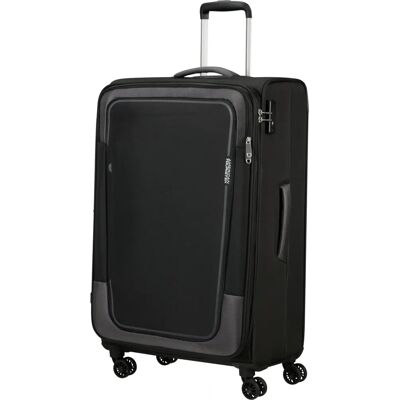 American Tourister Pulsonic Trolley 4-kołowy 81 cm (146518) - czarny asfalt American Tourister Pulsonic Trolley 4-kołowy 81 cm (146518) - czarny asfalt