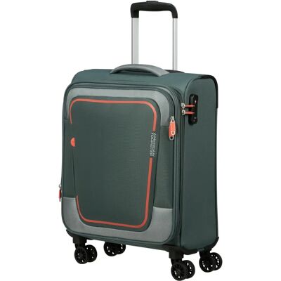 American Tourister Pulsonic 4-Rad Trolley 55 cm (146516) - dunkler Wald American Tourister Pulsonic 4-Rad Trolley 55 cm (146516) - dunkler Wald
