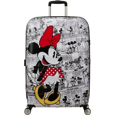 American Tourister Wavebreaker Disney 4-Rollen-Trolley 77 cm (152584) - Minnie Comics weiß American Tourister Wavebreaker Disney 4-Rollen-Trolley 77 cm (152584) - Minnie Comics weiß