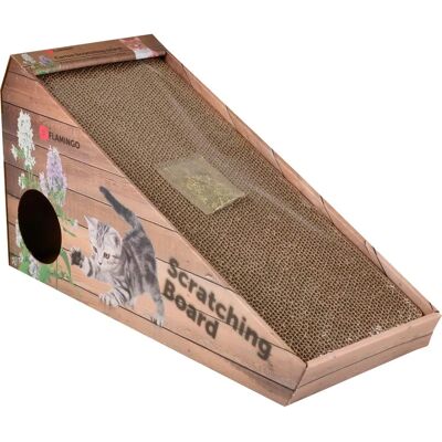 Drapak z kartonu pochyły Flamingo - 50x21x32cm Drapak z kartonu pochyły Flamingo - 50x21x32cm