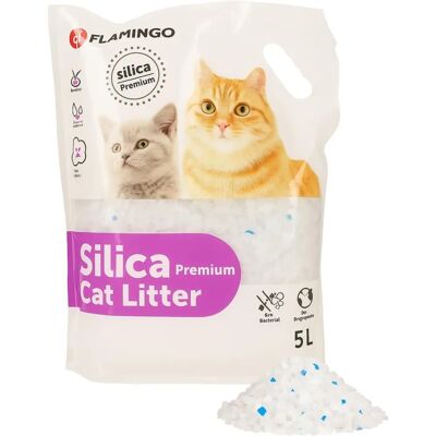 Flamingo Produits pour Animaux Litière Silice Grande - Litière pour Chats - Publicité Flamingo Produits pour Animaux Litière Silice Grande - Litière pour Chats - Publicité