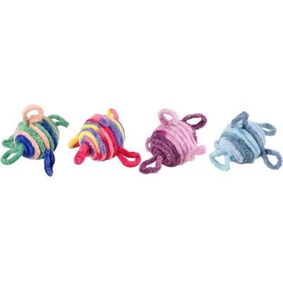 Flamingo Katzen Spielzeug - Wollbälle mit Geräusch - 2er Pack Flamingo Katzen Spielzeug - Wollbälle mit Geräusch - 2er Pack