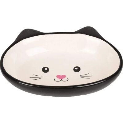 Flamingo Keramikschüssel für Katzen - 170ml - Schwarz & Weiß Flamingo Keramikschüssel für Katzen - 170ml - Schwarz & Weiß
