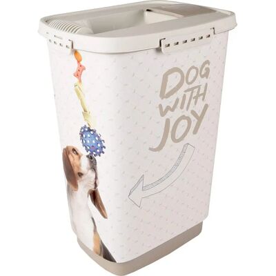 Contenedor de comida para perro Flamingo - 25L plástico duradero Contenedor de comida para perro Flamingo - 25L plástico duradero