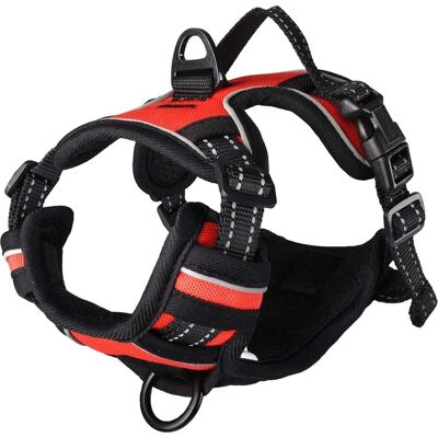 Harnais Chien Flamingo Balou Rouge - Harnais Harnais Chien Flamingo Balou Rouge - Harnais