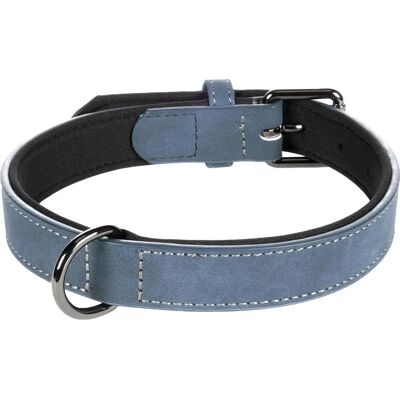 Flamingo Hundehalsband - Delu Blau - 38/48cm - Komfortabel, Robust Flamingo Hundehalsband - Delu Blau - 38/48cm - Komfortabel, Robust