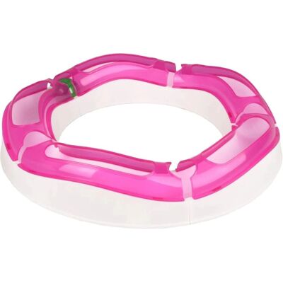 Flamingo Haustier Produkte - Katzentunnel - Rosa - 39x39x7 cm Flamingo Haustier Produkte - Katzentunnel - Rosa - 39x39x7 cm