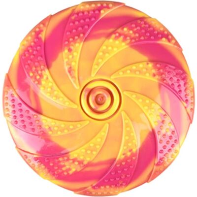 Flamingo Pet Products Zaza Jaune Rose 18cm Frisbee pour Chien Flamingo Pet Products Zaza Jaune Rose 18cm Frisbee pour Chien