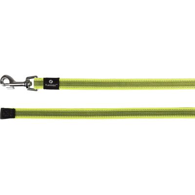 Guinzaglio per cani Flamingo Xeno - Riflettente, 15m, Giallo Fluorescente - Addestramento e Tracking Guinzaglio per cani Flamingo Xeno - Riflettente, 15m, Giallo Fluorescente - Addestramento e Tracking