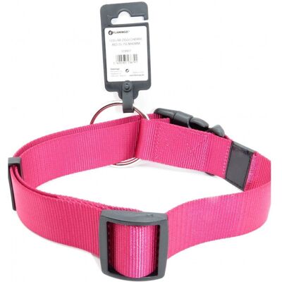 Collare Ziggi Flamingo - Collare in nylon regolabile per cani - Rosso Collare Ziggi Flamingo - Collare in nylon regolabile per cani - Rosso