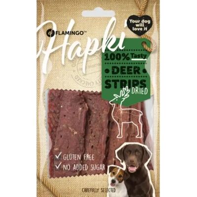 Snack per cani Flamingo - Strisce di cervo - 85 g Snack per cani Flamingo - Strisce di cervo - 85 g