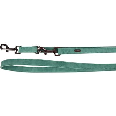 Correa para perros Flamingo Delu - Ajustable, Cuero artificial, Verde Correa para perros Flamingo Delu - Ajustable, Cuero artificial, Verde