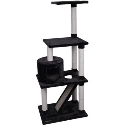 Forza Zwart Kattenboom - 60x40x151.5 cm Forza Zwart Kattenboom - 60x40x151.5 cm