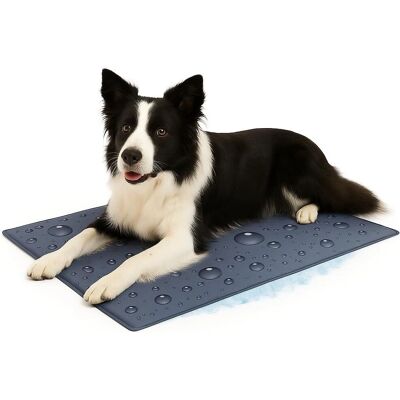 Flamingo Cooling Mat - Grey - 90x50 cm Flamingo Cooling Mat - Grey - 90x50 cm