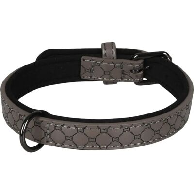 Flamingo Leather Dog Collar - S: 29-35cm - Durable & Stylish Flamingo Leather Dog Collar - S: 29-35cm - Durable & Stylish