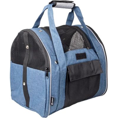 Flamingo Haustier-Rucksack Lenie - Blau - 36x32x32cm - Haustier-Tragetasche Flamingo Haustier-Rucksack Lenie - Blau - 36x32x32cm - Haustier-Tragetasche